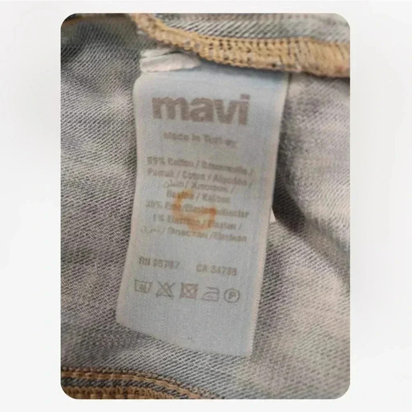 Mavi Acid Wash Light Wash Denim Jean Jacket Size XS - Picture 10 of 10